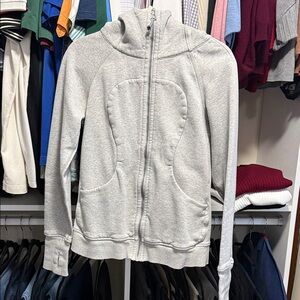 Lululemon Athletica Heather Gray Zip-Up Hoodie